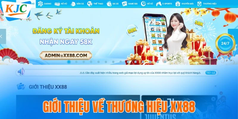 XX88 - Mảnh Ghép Chiến Lược Trong Hệ Sinh Thái Giải Trí KJC 1 Giới thiệu về thương hiệu XX88