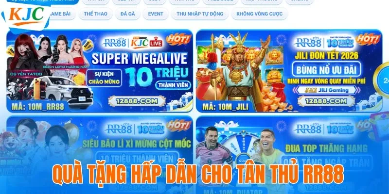 RR88 | Trang Chủ Giải Trí An Toàn & Uy Tín Hàng Đầu Châu Á 5 Quà tặng hấp dẫn cho tân thủ RR88